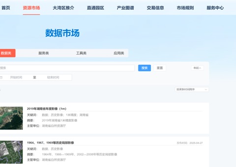 “数据市场”正式开通，，，，，，湖南自然资源全要素市场再添重要拼图